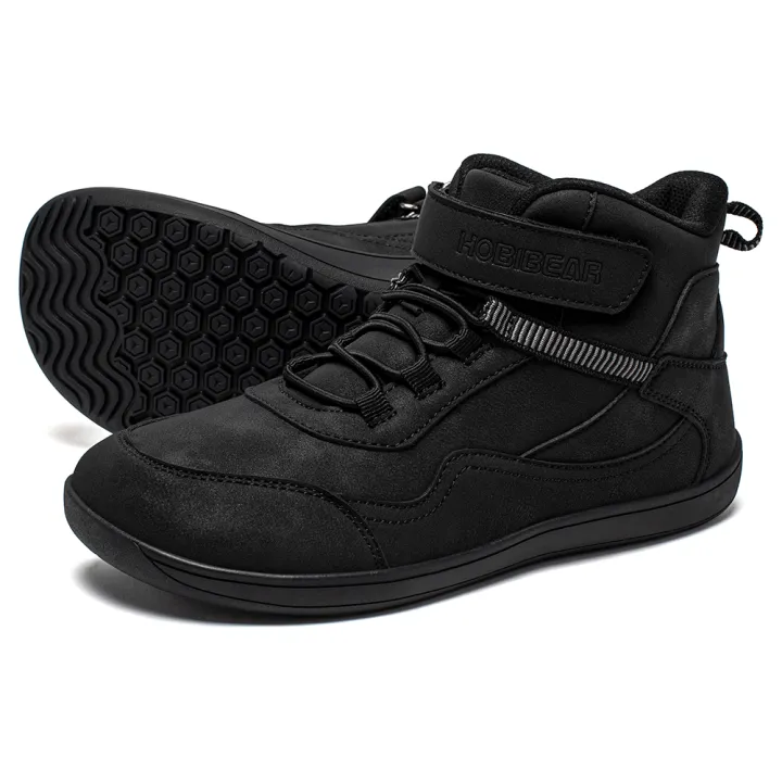 HOBIBEAR%20Kids%20Mid-Barefoot%20Shoes%20Big/Kid%20Wide%20Toe%20Box%20Zero%20Drop%20Artificial%20Leather%20Hook-Loop%20Outdoor%20Boots%20-%20Image%207