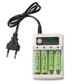 AA / AAA Battery Charger 4 Slots 220V For 1.2V Rechargeable Battery Quick Charger with Cover Protection Adapter Accessorie. 