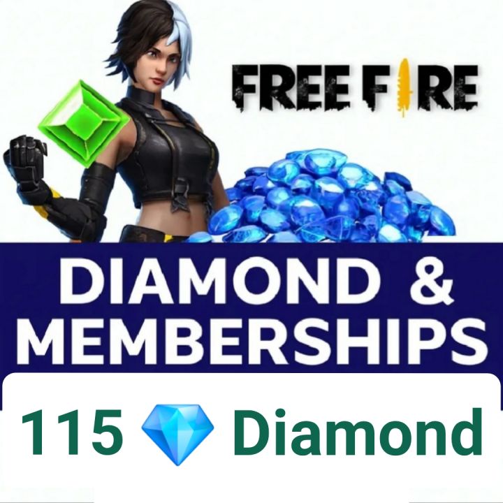 Freefire Diamond Topup 115 Diamond Top Up