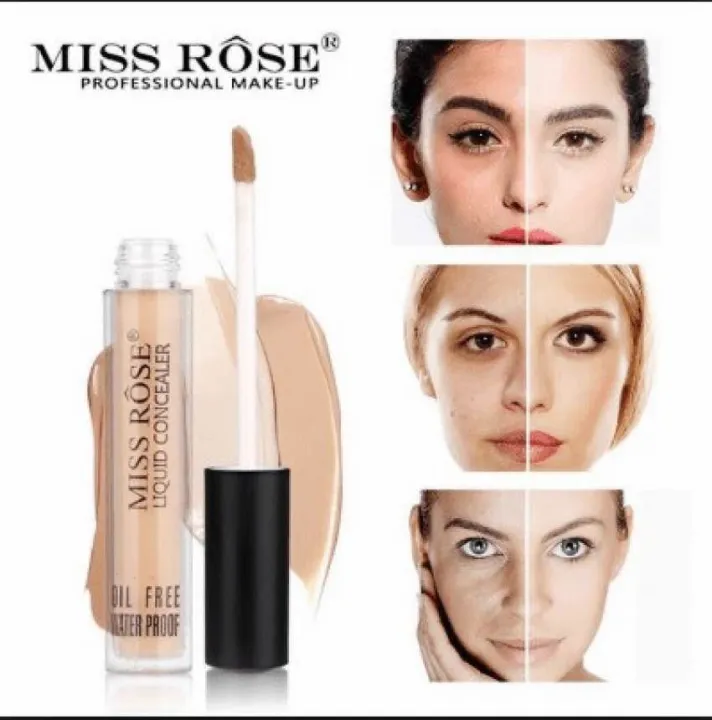 Miss Rose Professional Makeup Conceler Waterproof Longlasting Conceler Beige Colors