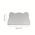 Silicone Pet Feeding Mat Non-Slip Waterproof Dog Cat Bowl Pad with Raised Edge for Food and Water Cushion Placemat. 