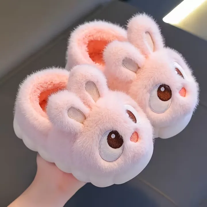 Boys%20&%20Girls%20Autumn%20Winter%20Cotton%20Slippers%20Kids%20Slip-On%20Warm%20Shoes%20Cute%20Rabbit%20Non-slip%20Soft%20Comfortable%20Plush%20Home%20Indoor%20Shoes%20-%20Image%207