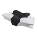 Memory Foam Cervical Pillow 2 in 1 Ergonomic Contour Orthopedic Pillow Neck Pain Contoured Support Pain Relief Sleeping Pillow.