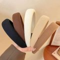 1/2/3/5pcs Wild Solid Color Sponge Headband for Women Fashion Girl Wash Face Wide Edge Simple Hair Band. 