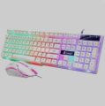 SHIPADOO Master D280 Gming RGB Keyboard mouse Set Free Mouse pad semi mechanical RGB Keyboard with LED Backlighting for PC Typing, Laptop Pubg, Free Fire Gamer keyboard and 1600 Mouse Black white. 