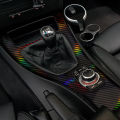 Premium Gloss Holographic Black Carbon Fiber Vinyl Wrap Film Bubble Free Air Release Car Wrap Vinyl Automotive DIY Decals.