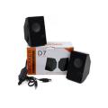 D7 - Multimedia Speaker Mini USB Port Support Computer / laptop / Mobile / TV Card/TV - Speaker - Bluetooth Speaker - Speaker. 