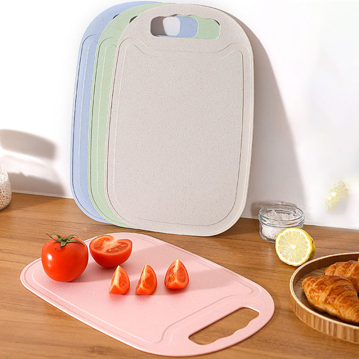 Nonslip Plastic Cutting Board Food Fruit Chopping Block Mat Kitchen Cook Supply Kitchen Cutting Boards Washable Chopping Board