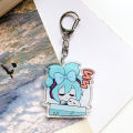 Hatsune Miku Acrylic Keychain Cute Girl Anime Peripheral Creativity Cute Backpack Pendant Decor Fashion Surprise Couple Toy . 