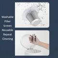 Rechargeble Handheld Wireless Vacuum Cleaner, 1200mAH Battery, USB Charging, Reusable Filter Cartridge, For Car Cleaning. 