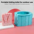 Foldable Kids Travel Potty Portable Car Toilet for Toddlers Collapsible Design Leak-Proof Emergency Toilet for Camping Road Trip. 