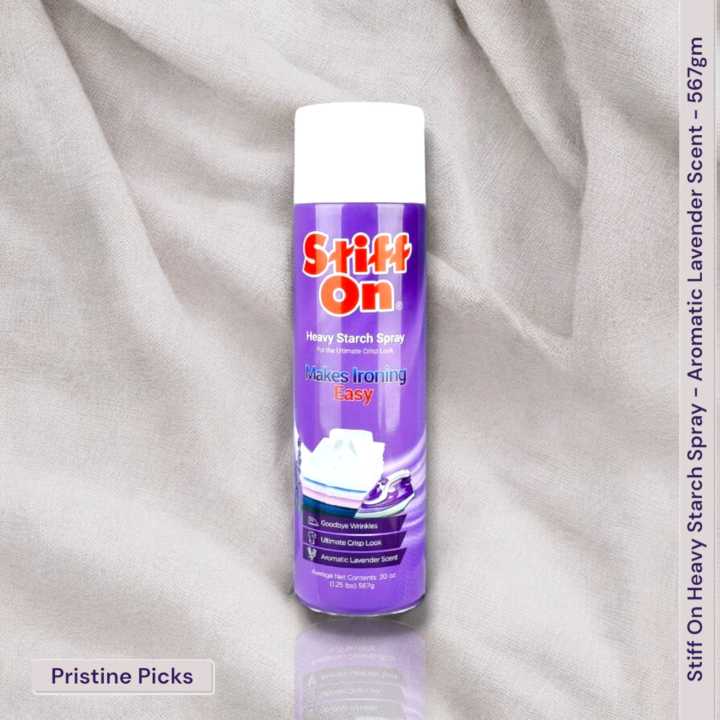Stiff On Heavy Starch Spray - Aromatic Lavender Scent - 567g