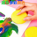 Round sponge stamp Super absorbent sponge art painting DIY throwing medium hardness sponge pottery tool 1 pes.