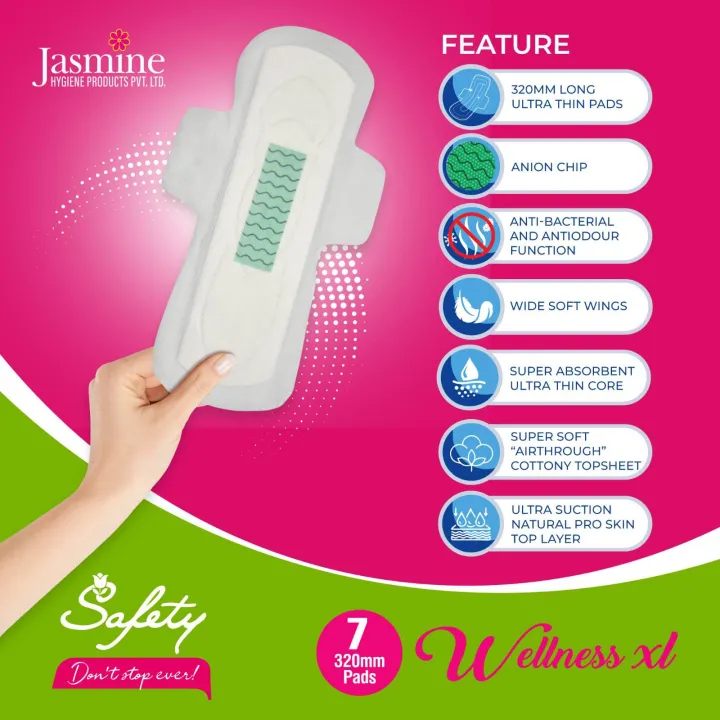 2%20packs%20of%20Safety%20Wellness%20XL%20ULTRA%20Pads%20320%20mm%207%20pcs/pack%20-%20Image%202