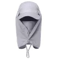 Outdoor Sport Hiking Visor Hat UV Guard Face Neck Cover Fishing Sun Protection Cap For Camping Climbing. 