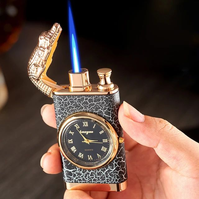 Dual%20Fire%20Switch%20Lighter%20with%20Quartz%20Watch%20Metal%20Windproof%20-%20Image%202