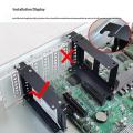 New Desktop Computer Case SSD HDD Hard Drive Bay PCI Card Slot Expansion Rack Suitable For 2.5-inch/3.5-inch Hard Drives.