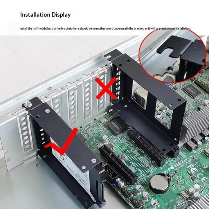 New Desktop Computer Case SSD HDD Hard Drive Bay PCI Card Slot Expansion Rack Suitable For 2.5-inch/3.5-inch Hard Drives
