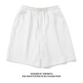100% Cotton Simple High Street Shorts Men's and Women's Same Summer Loose Five-point Pants White Gray Sports Couple Pants. 