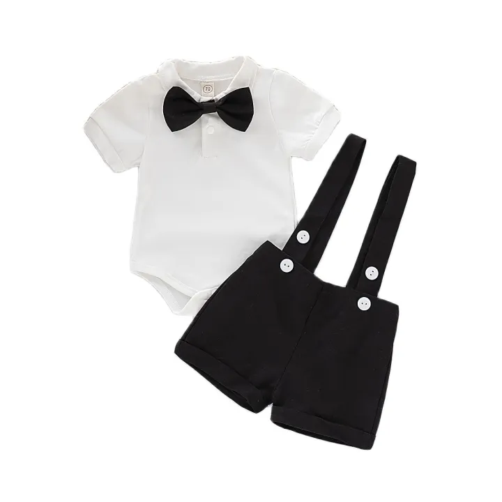 Mini%20Gentleman%20Outfit%20Newborn%20Baby%20Boy%20Formal%20Costumes%20Short%20Sleeve%20Shirt%20With%20Bow%20+%20Romper%20Short%20Pants%20Summer%20Fashion%202%20Pcs%20Set%20-%20Image%207