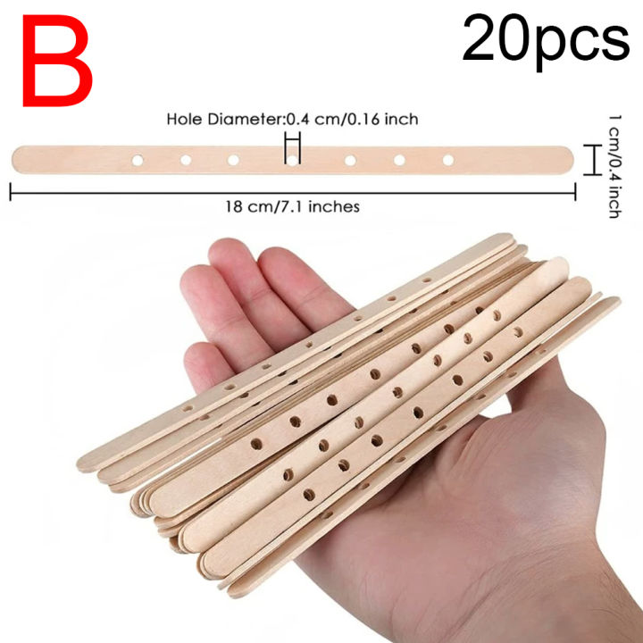 10/20/50pcs%20Wooden%20Candle%20Wick%20Holders%20Candles%20Mold%20Fixed%20Bracke%20Porous%20Wooden%20Holders%20Centering%20Device%20Bar%20for%20Candle%20Making%20-%20Image%207