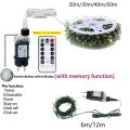 6M-75M LED Cluster Firecracker String Lights Christmas Fairy Lights Garland For Garden Party Wedding Christmas Tree Decor Lamp.