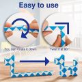 Magic Snake Cube Blocks Snake Puzzle Snake Magic Ruler Twist Toy Party Fillers Mini Snake Speed Cube Snake Fidget Toy For Kids Intelligence Development Party Favours Children Gift. 