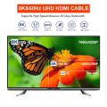 8K HDMI Flat Cable 48Gbps High Speed 8K60 4K120 144Hz Braided HDMI 2.1 Cord 3D EARC HDCP 2.2&2.3 Compatible with Roku TV/PS5.