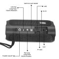 TG227 Outdoor Speaker Waterproof Wireless Bass Subwoof Loudspeaker Box Support TF Card FM Radio Aux Input With LED Light. 