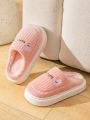 New Cotton Slippers For Women's Winter Indoor Home Fur Slippers With Thick Sole And Anti Slip Winter Style For Home Use(MTX2314). 