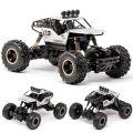 Rechargeable 4Wd 2.4GHz Rock Crawler Off Road R/C Car Monster Truck Kids Toys | Remote Control Cars for Kids. 