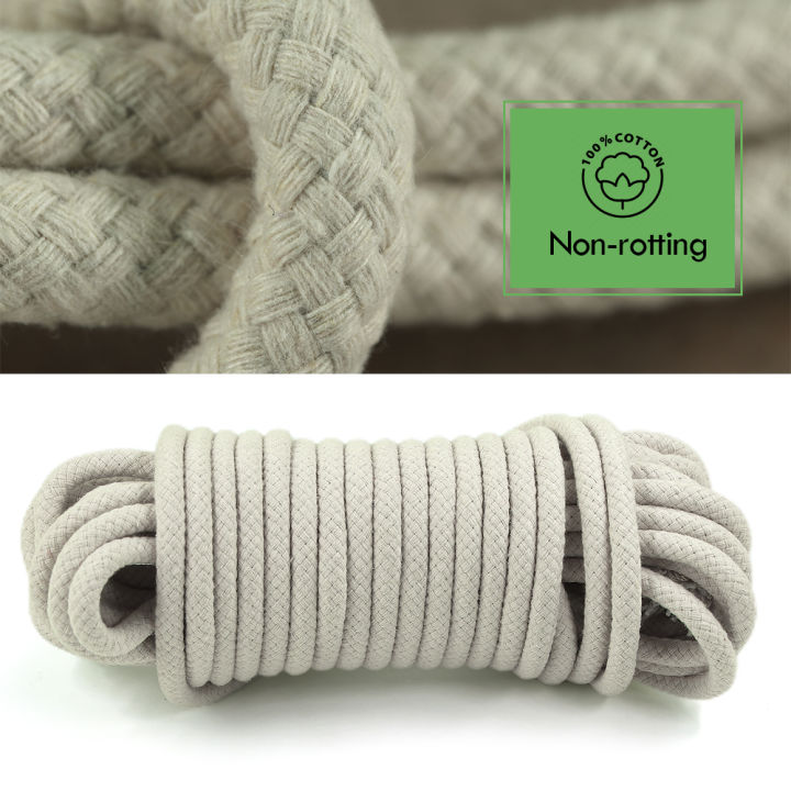 5-30M 4/6/8/10mm Braided Cotton Pope Wick Rope Automatic Watering ...