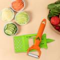 Cocororo Peeler Fruit And Vegetable Peeler Multifuncional Doble Strips For Potato Orange With Juicer And Potato Zest Peeler. 