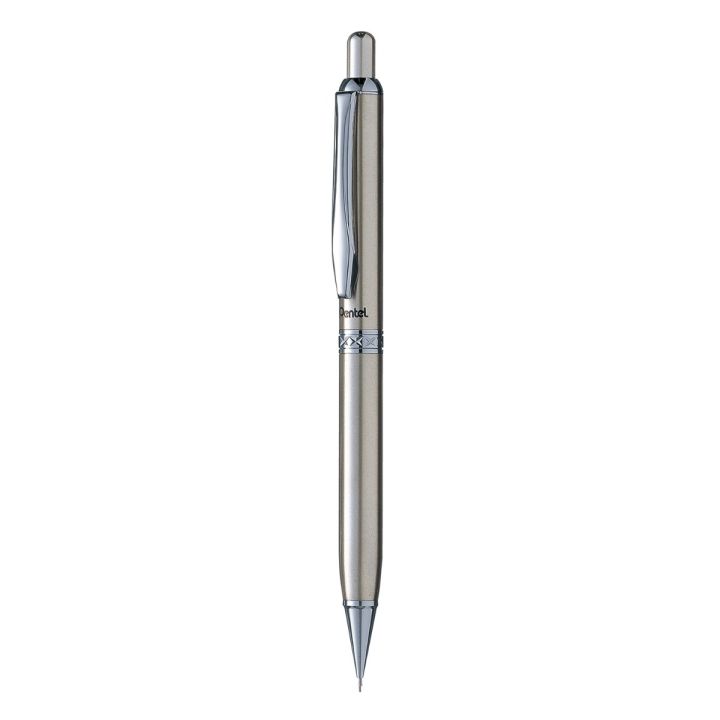 Pentel%20ball%20pen%20B810%20+%20A810%20Pentel%200.5mm%20silver%20handle%20with%20box%20-%20Image%203