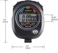 Digital Sports alarm clock ZSD-009 compass ready to ship waterproof digital LCD stopwatch stop watch. 