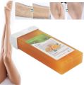 Depilatory Wax Roller,Wax Strips Roll on Wax Bikini 100g Professional Roller Depilatory Wax, Wax roll Refill, Wax Roller, Home Hair Removal Large Area Body Hair Removal Wax Roller for Men and Women. 