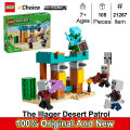 LEGO 21267 Minecraft The Illager Desert Patrol Toy Figures and Playset - Building Minecraft Toy with 4 Figures for Pretend Play. 