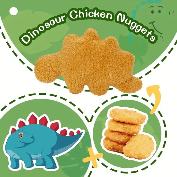 4pcs%20Large%20Dino%20Nugget%20Pillow%20Set%20Plush%20with%20Stuffed%20Animals%20Creative%20Dinosaur%20Theme%20Party%20Decoration%20Perfect%20for%20Christmas%20%20-%20Image%206