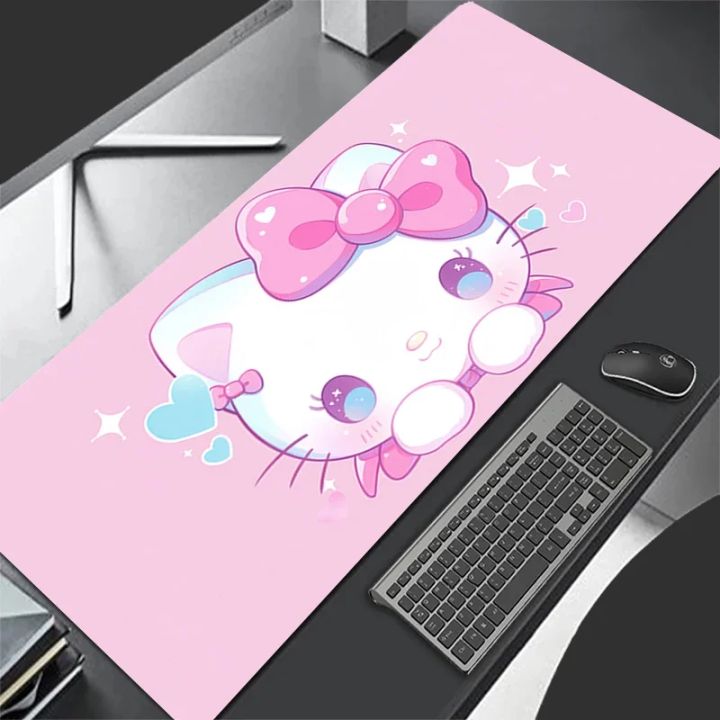 Girls%20Pink%20Office%20Non-Slip%20Leather%20Mouse%20Pads%20Gaming%20Accessories%20PC%20Games%20Hello%20Kitty%20Kids%20Writing%20Desk%20Mat%20Bedroom%20Tablecloth%20-%20Image%202