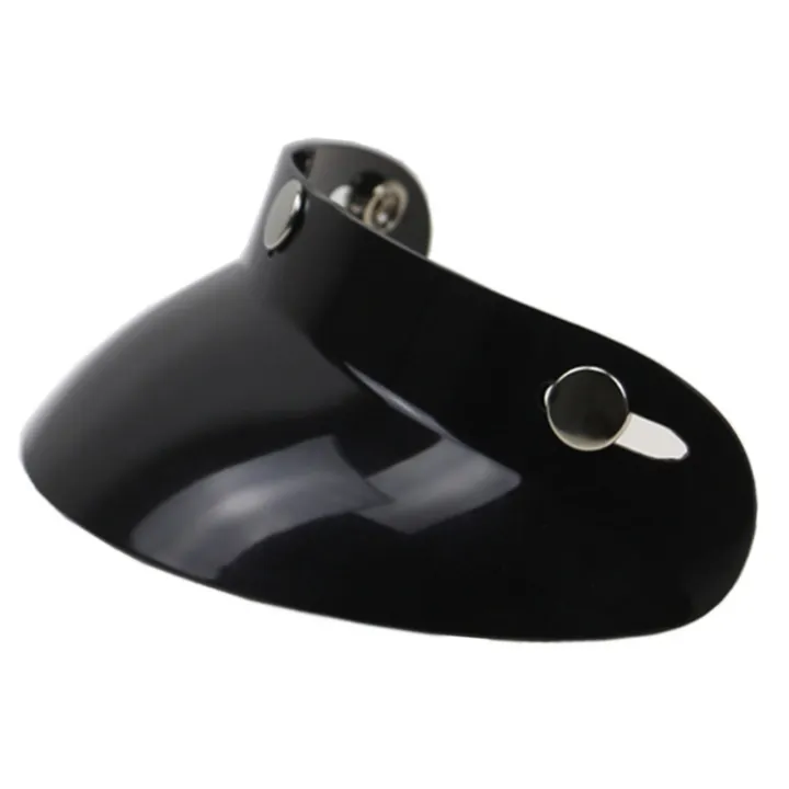 Universal%20Black%203-Snap%20Motorcycle%20Helmet%20Peak%20Lens%20Open%20Face%20Sun%20Shade%20Visor%20Shield%20-%20Image%204