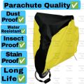 Bike Cover By HIFAZAT Top Covers - For ALL 100cc 110cc 125cc 150cc Bikes - Dust proof Anti Scrtch UV Resistant Motorcycle Covers - Long Life Quality Light Weight Easy To Use. 