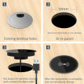 100W Quick Wireless Desktop Embedded Charger For iPhone Samsung Huawei Xiaomi Oppo Phone Fast Inductive Charging. 