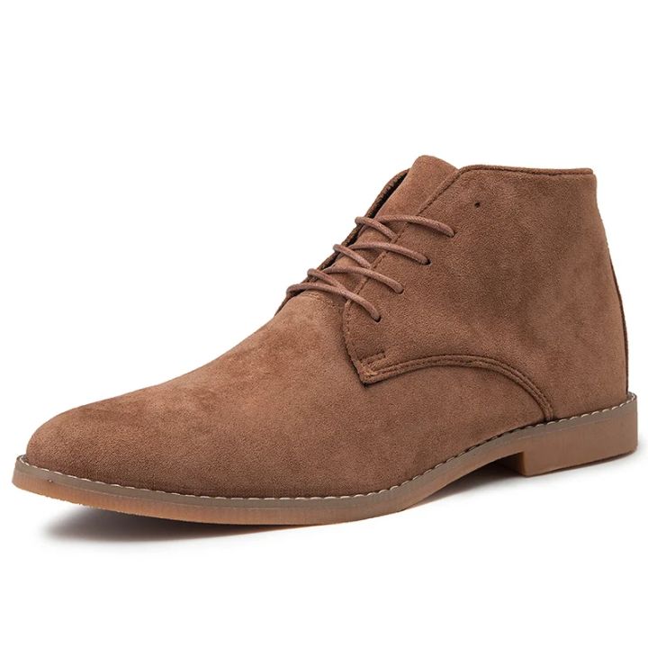 Fashion%20Brown%20Chelsea%20Boots%20Men%20British%20Style%20High%20Top%20Suede%20Leather%20Shoes%20For%20Men%20Lace-up%20Pointed%20Toe%20Design%20Men's%20Ankle%20Boot%20-%20Image%207