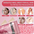 Wax Beans Solid Hair Remover No Strip Depilatory Hot Film Hard Wax Bead Hair Removal for Body Eyebrow Bikini Face Leg staloofy hair.