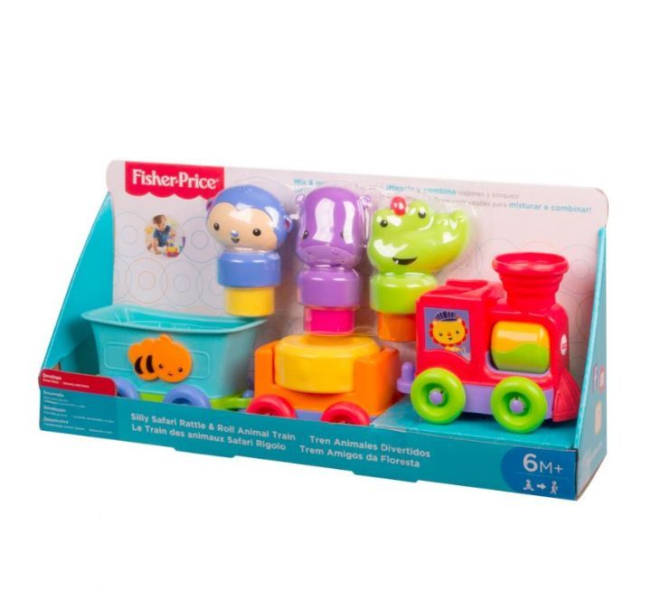 Fisher-Price Silly Safari Rattle & Roll Train, for kids | Daraz.pk