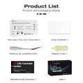 TUYA Zigbee 3.0 Mini RGBCCT RGBW CCT DIM LED Controller DC 5V 12V 24V Smart Dimmer With 6 Zone RF 2.4G Remote Frequency Adjusta. 