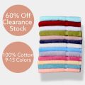 1 Piece Medium Bath Towel Bawa Minor Fault 100% Cotton Best Value Hand Towels Random Color. 