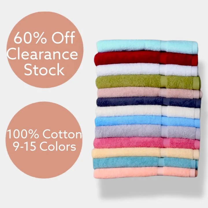 1 Piece Medium Bath Towel Bawa Minor Fault 100% Cotton Best Value Hand Towels Random Color