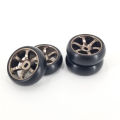RC Car WLtoys 1/28 K969 K979 K989 K999 284131 Mini-z Mini-d Mini-q RC Car Upgrade 25.5mm Drift Tires, Metal Wheels.