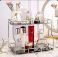Luxury Makeup Organizer Jewelry Lipstick Perfume Storage Tray Large-Capacity Cosmetic Storage Box. 